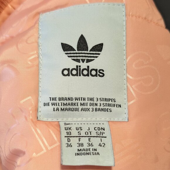 Adidas Originals Full Zip Long Bomber Jacket - Picture 4 of 5